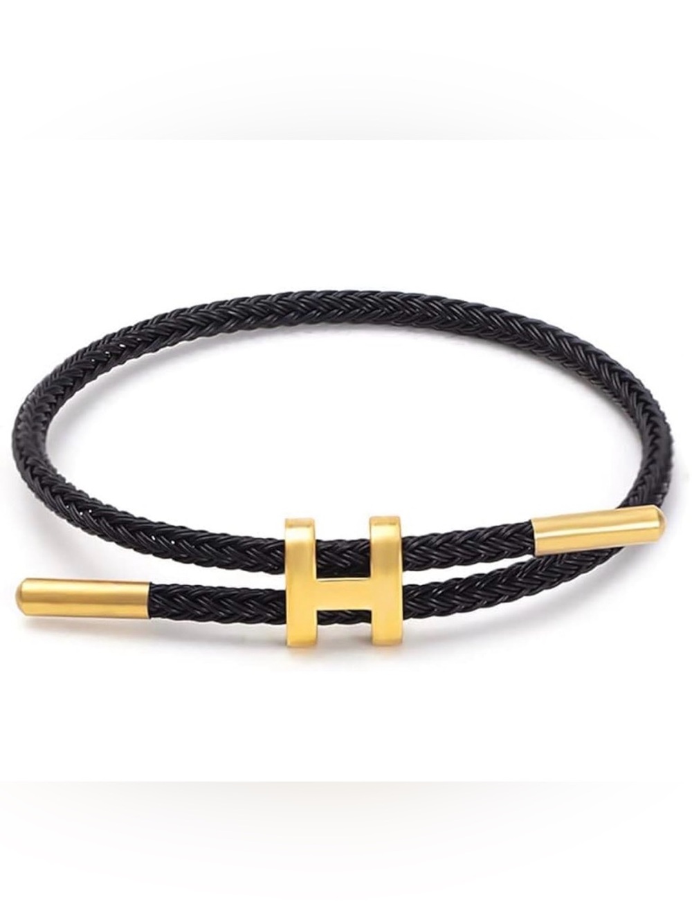 Adjustable H shape bracelet